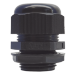 TXPRO TXG-PG-100NBK – Conector Glándula Plástico / Rosca NPT 1" (25.4 mm) / Rango de Cable 16-22 mm / Color Negro / 7 Dimensiones Precisas