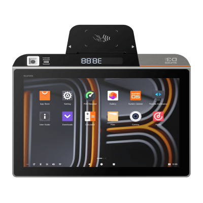SUNMI D3MINI – Terminal POS de Escritorio / 10.1" IPS / Qualcomm Hexa-Core 2.4 GHz / 3 GB RAM + 32 GB ROM / Impresora Térmica 58 mm / Android 13 / IP54 / 4G / Wi-Fi Dual Band / Bluetooth 5.0 - Image 5