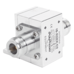 POLYPHASER IS-50NX-CO – Protector Coaxial RF / 1.5-700 MHz / 50 Ω / 2 kW / Conectores N Hembra / Ceja Lateral / Flange
