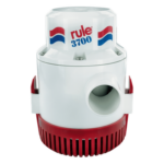 RULE 14A – Bomba de Achique Sumergible / 3,700 GPH / 12V CD / Ejes de Acero Inoxidable / Protección Térmica TCO / Salida 1-1/2 pulg (38 mm)