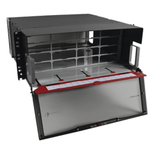 SIEMON LVE-4U-MD-P01A – Distribuidor de Fibra Óptica de Alta Densidad / 4 UR / 16 Placas Plug and Play / Hasta 384 Fibras / Rack 19" (48.26 cm)