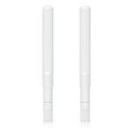 UBIQUITI UACC-UK-ULTRA-OMNI-ANTENNA-AO – Par de Antenas Omnidireccionales / Doble Banda / 2.4 GHz 3 dBi / 5 GHz 4 dBi / IPX6 / 6.1 x 0.6 x 0.6 pulgadas