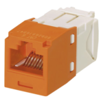 PANDUIT CJ688TGOR – Módulo Jack RJ45 / Cat 6 / 8P8C / Terminación TG Sin Herramienta / 22-26 AWG / Naranja