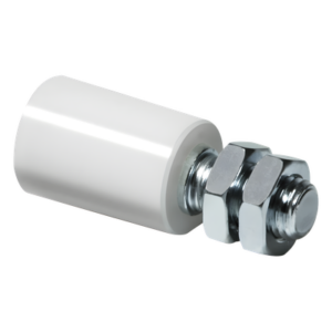 COMUNELLO 1130-1010-001 – Rodillo de Guía / Nylon Ø30 mm / Cuerpo Acero Galvanizado / 74 mm Largo / M16