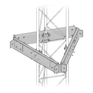 SYSCOM TOWERS SEST-35G – Estabilizador de Torre / 6 Puntos de Sujeción / Acero Galvanizado en Caliente / Antenas ≥ 1 m de Diámetro / Anti-Torsión