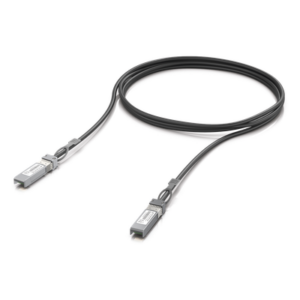 UBIQUITI UACC-DAC-SFP10-3M – Cable DAC SFP+ / 10 Gbps / 1 Gbps / 3 m (9.8 ft) / Conectores Integrados / Full Duplex
