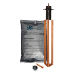 TOTAL GROUND TG-30AB – Electrodo de Puesta a Tierra / 30 A / Resistencia < 2 Ω / Filtro LCR / Compuesto H2Ohm / Brújula y Nivel Integrados