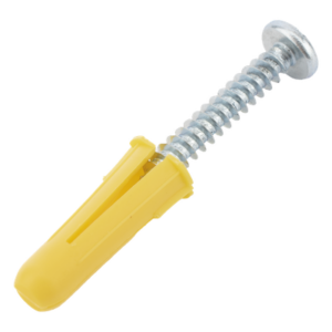 THORSMAN TP-1X-KIT – Kit de Fijación / 20 Taquetes de 1" (25.4 mm) / 20 Tornillos 8 mm x 1" (25.4 mm) / Doble Expansión / Carga 50 kg / Polietileno HDPE
