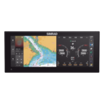 SIMRAD 000-16215-001 – Monitor Marino Ultrawide / Pantalla 12 pulgadas / SolarMAX IPS HD / Sonar Active Imaging 91.4 m (300 ft) / Integración Mercury Honda Suzuki / NMEA 2000 Ethernet USB Wi-Fi