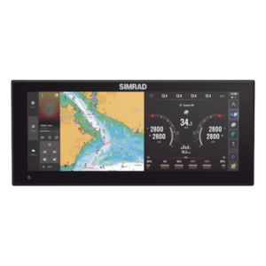 SIMRAD 000-16215-001 – Monitor Marino Ultrawide / Pantalla 12 pulgadas / SolarMAX IPS HD / Sonar Active Imaging 91.4 m (300 ft) / Integración Mercury Honda Suzuki / NMEA 2000 Ethernet USB Wi-Fi
