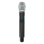 EPCOM PROAUDIO EP-59H – Micrófono Inalámbrico de Mano / UHF 470-830 MHz / Modulación Digital PI/4-DQPSK / Autonomía >10 Horas / Mute Automático por Caída / Display OLED / 7 Niveles Potencia