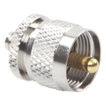 RF INDUSTRIES,LTD RSA-3474 – Adaptador RF en Línea / SMA Hembra a UHF Macho (PL-259) / Cuerpo Bronce Niquelado / Contacto Oro / Aislante Teflón