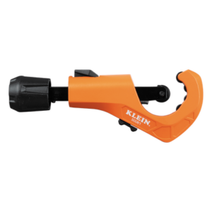 KLEIN TOOLS 50061 – Cortador de Tubos / Ajuste Rápido / Cobre y Aluminio / 3 a 41 mm (1/8" a 1 5/8") / Desbarbadora Integrada / Estuche Modular