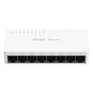 RUIJIE RG-ES08G-L – Switch No Administrable / 8 Puertos Gigabit / Plug & Play / Cloud Visibility / Sin Ventilador / 3.47W