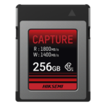 HIKSEMI by HIKVISION HS-CFE-E300/256G – Memoria CFexpress Tipo B / 256 GB / Lectura 1800 MB/s / Escritura 1400 MB/s / PCIe Gen 3×2 / 8K RAW / -10 °C a 70 °C