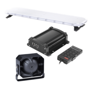 EPCOM INDUSTRIAL SIGNALING X75AKITF – Kit de Señalización para Unidades de Seguridad / Barra LED 132 LEDs / Sirena 100W / Bocina 100W / IP65 / 46" (3.8 ft)
