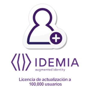 IDEMIA (MORPHO) 293679290 – Licencia de Software / Expansión de Capacidad / 20,000 a 40,000 Usuarios / Escalabilidad de Sistema Biométrico