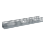 PANDUIT FC3X4LG2 – Canaleta Ranurada de PVC con Tapa / Tipo F / 82.6 mm Ancho / 79.2 mm Alto / 2 m (6.56 ft) Largo / Gris