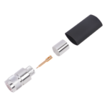RF INDUSTRIES,LTD RFN-1006-2L2 – Conector N Macho / Anillo Plegable / Bronce Plateado / Contacto Oro / Teflón / LP-600 LMR-600 CNT-600