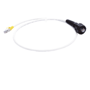 SIEMON XC6A-S03-B05 – Patch Cord Industrial Reforzado / Cat6A Blindado S/FTP / IP66/IP67 / LS0H / 0.91 m (3 ft)