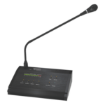 EPCOM PROAUDIO SF-4012 – Micrófono de Voceo / 4 Zonas / Comunicación 1 km (3280.8 ft) / Conexión RJ45 / Medidor de Nivel 10 Segmentos / Alimentación 24V DC