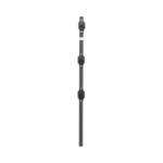 SFIRE SF-POST-3B – Poste de Paso para Cerca Eléctrica / Tubo de Acero Galvanizado / 25 mm (1 in) de Diámetro / 75 cm (29.5 in) de Longitud / 3 Aisladores / Pintura Negra Resistente a la Intemperie / 0.57 kg