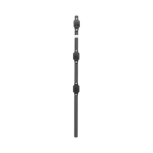 SFIRE SF-POST-3B – Poste de Paso para Cerca Eléctrica / Tubo de Acero Galvanizado / 25 mm (1 in) de Diámetro / 75 cm (29.5 in) de Longitud / 3 Aisladores / Pintura Negra Resistente a la Intemperie / 0.57 kg