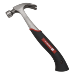 PRECISION PST-H040-01 – Martillo de Uso Rudo / Acero Forjado Monobloque / 16 oz (454 g) / Uña Curva / Sujetador Magnético / Mango Antideslizante