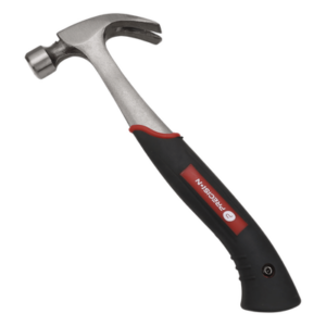 PRECISION PST-H040-01 – Martillo de Uso Rudo / Acero Forjado Monobloque / 16 oz (454 g) / Uña Curva / Sujetador Magnético / Mango Antideslizante