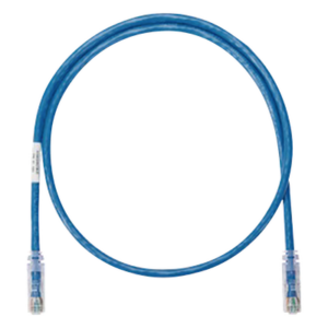 PANDUIT NK6PC1BUY – Cable de Parcheo UTP / Cat 6 / 24 AWG / 0.3 m (1 ft) / T568B / CM / Azul