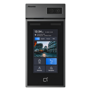 AKUVOX S535KIT – Panel de Control de Acceso IP / Pantalla Táctil IPS 5 Pulgadas / Cámara 2 Megapixel / Reconocimiento Facial / Múltiples Métodos de Desbloqueo / PoE / IP66 / IK08