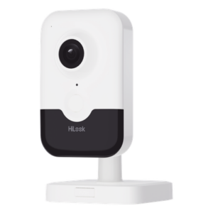 HiLook by HIKVISION IPC-C320HA-D/W(W) – Cámara IP Cubo / 2 MP / Lente 2.8 mm / Audio Bidireccional / WiFi / Micro SD 256 GB / AcuSense / IR 10 m (33 ft) / Interior