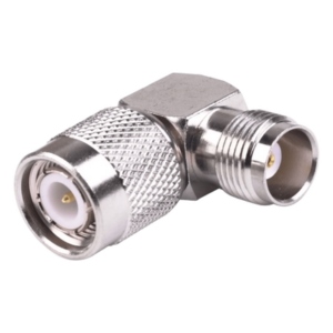 RF INDUSTRIES,LTD RFT-1227 – Adaptador de Conector / TNC Macho a TNC Hembra / Ángulo Recto / Níquel-Oro-Teflón / 50Ω