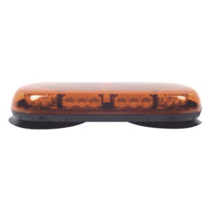 EPCOM INDUSTRIAL SIGNALING X605A – Mini Barra LED / 24 LED Ámbar / 25 Patrones de Destello / Montaje Magnético y Succión / 12 VCC / IP Extremo -40°C a 55°C