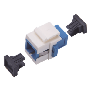 LINKEDPRO BY EPCOM LP-FO-AD-6126 – Acoplador Keystone / Fibra Óptica Monomodo / SC/PC Simplex a SC/PC Simplex / Tolerancia ±0.10 a ±0.25 dB / Material ABS