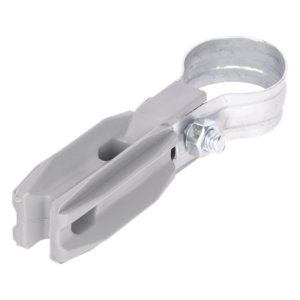 SFIRE SFABRAZADERA1PG – Aislador de Paso o Esquina / Abrazadera 1 Pulgada (25 mm) / Resina Virgen 100% / Acero Galvanizado / Anti-Arqueo / Bolsa 100 Unidades