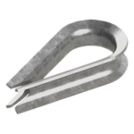 SYSCOM TOWERS SCUE-516 – Cuello para Cable / Calibre 5/16" (7.94 mm) / Acero Galvanizado / Torres Arriostradas / Sistema de Retención