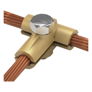 APLICACIONES TECNOLOGICAS AT012F – Conector Tipo T / Latón Alta Pureza / 50-70 mm² / 1/0-2/0 AWG / Derivaciones Eléctricas