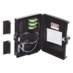 LINKEDPRO BY EPCOM LP-FAT08 – Caja de Empalme para Fibra Óptica / 24 Fusiones / IP65 / Splitter 1x8 SC/APC / 12 Puertos Drop / -40°C a +85°C
