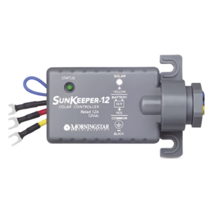 MORNINGSTAR SK12 – Controlador Solar de Carga / 12V / 12A / PWM / IP65 / Protección 1500W Transientes