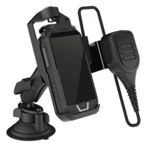 RUGGEAR 13035500 – Base Vehicular / Puerto de Carga Integrado / Compatible RG725 y RG750 / Instalación en Tablero / Uso en Flotillas