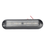 EPCOM INDUSTRIAL SIGNALING XLT1835RBA – Luz Auxiliar Ultra Brillante / 18 LEDs 3W / IP67 / Rojo/Azul/Ambar / 142.6x36x14mm / 10-30VDC / 0.47x0.12x0.05ft