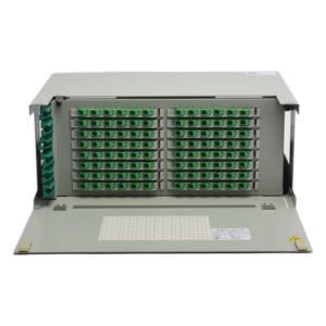FIBERHOME ODU19RP-CSS96-B – ODU de Fibra Óptica / 96 Empalmes / 216 Fibras / 4 UR / 19" / 820 pies Capacidad