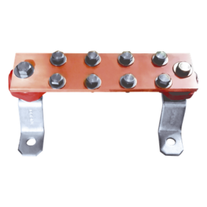 LINKEDPRO BY EPCOM LP-BUS-MURO – Barra Unión Muro / 1000A / Cobre 100% / Aisladores Rojos / TMGB-TGB / 3.28 ft