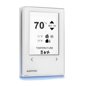 ALERTON MS4-TH-MSTP – Sensor de Pared BMS / Pantalla Táctil Capacitiva / Temperatura ±0.36°F / Humedad ±3% RH / BACnet MS/TP / ARM Cortex-M4