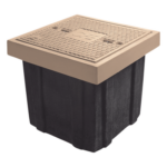 LINKEDPRO BY EPCOM LP-RE-60X60X40 – Registro Eléctrico Peatonal / 60 x 60 x 40 cm (23.62 x 23.62 x 15.75 in) / Resistencia 3 Toneladas / Concreto Polimérico y Fibra de Vidrio / Anticorrosivo / Antiderrapante