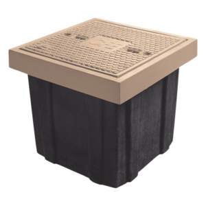 LINKEDPRO BY EPCOM LP-RE-60X60X40 – Registro Eléctrico Peatonal / 60 x 60 x 40 cm (23.62 x 23.62 x 15.75 in) / Resistencia 3 Toneladas / Concreto Polimérico y Fibra de Vidrio / Anticorrosivo / Antiderrapante