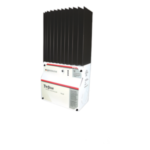 MORNINGSTAR TS-60 – Controlador de Carga Solar PWM / 60 A / 12V 24V 48V / Puerto RS-232 / Hasta 4 kW / 7 Preajustes / Disipador de Calor