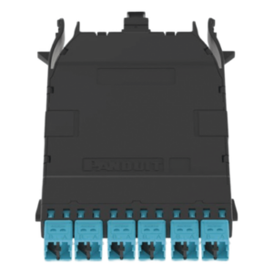 PANDUIT FHCZO-12-10U – Cassette de Fibra Óptica / 12 Fibras OM4 / MPO a 6 LC Duplex / Polaridad Universal / 0.5 dB IL