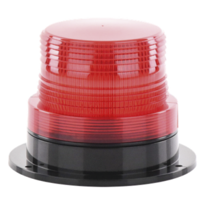 EPCOM INDUSTRIAL SIGNALING X127R – Burbuja Brillante LED / 8 LEDs Gen III / 4W / 340 Lúmenes / 110 Vca / 2 Modos de Destello / Montaje Permanente